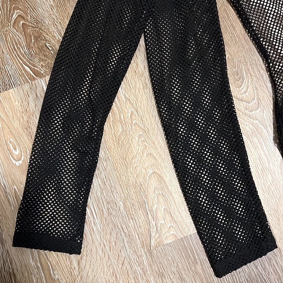 Mixed Lace & Fishnet Mini Dress - Picture 5 of 5